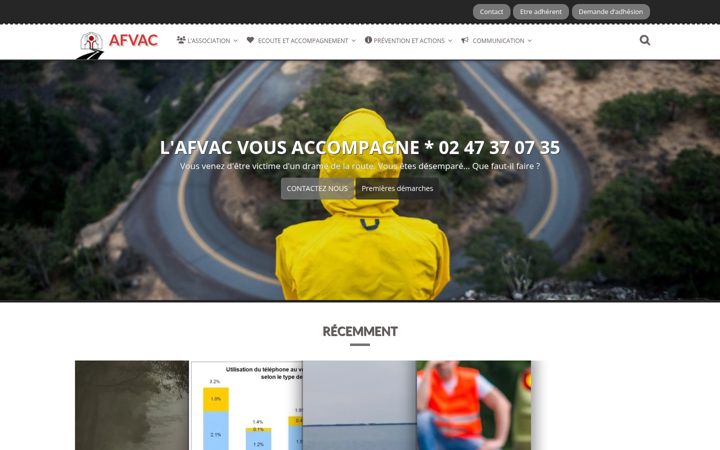 Screenshot of afvac37.fr