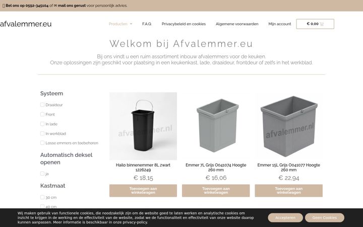 Screenshot of afvalemmer.eu