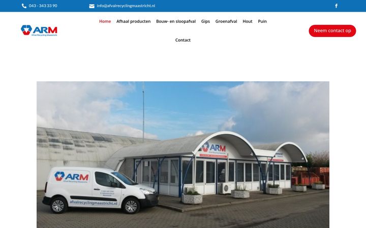 Screenshot of afvalrecyclingmaastricht.nl