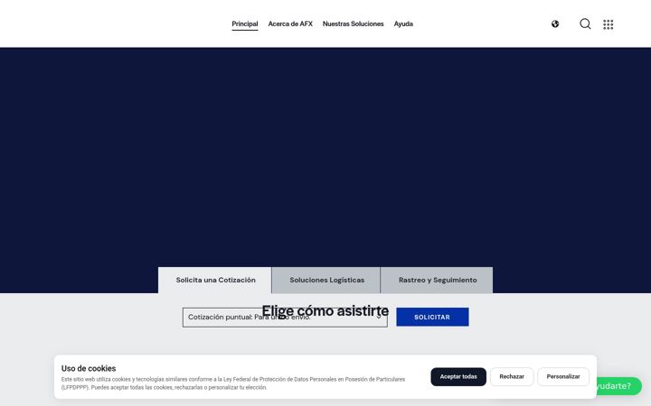 Ekraanipilt saidist afxgroups.com