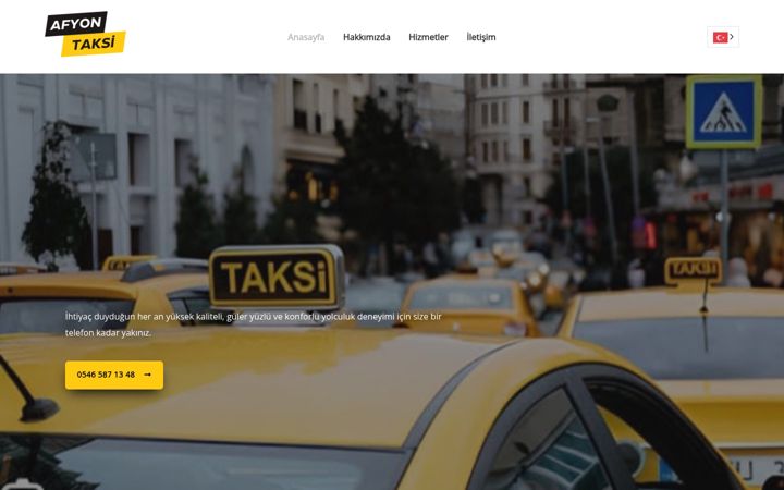 Screenshot of afyontaksici.com