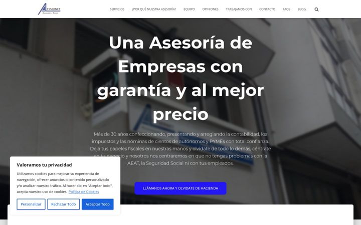 Screenshot of afysernet.com