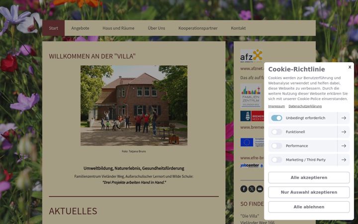 Screenshot of afz-dievilla.de