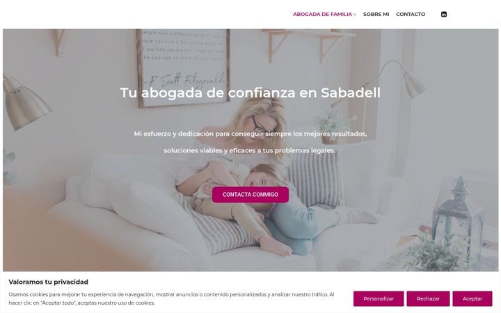 Screenshot of ag-abogada.es