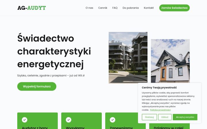 Screenshot of ag-audyt.pl