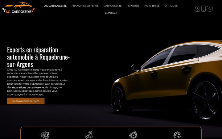 Screenshot of ag-carrosserie-83.fr