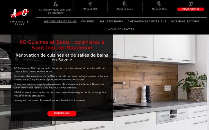 Screenshot of ag-cuisinesetbains.fr