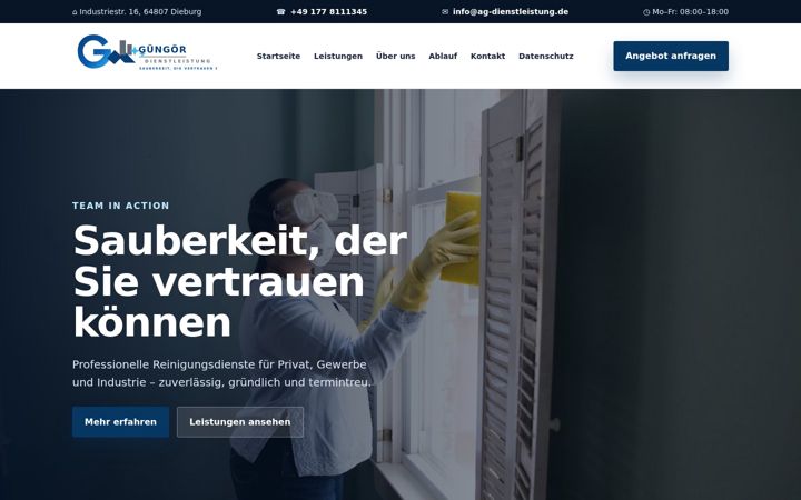 Screenshot of ag-dienstleistung.de