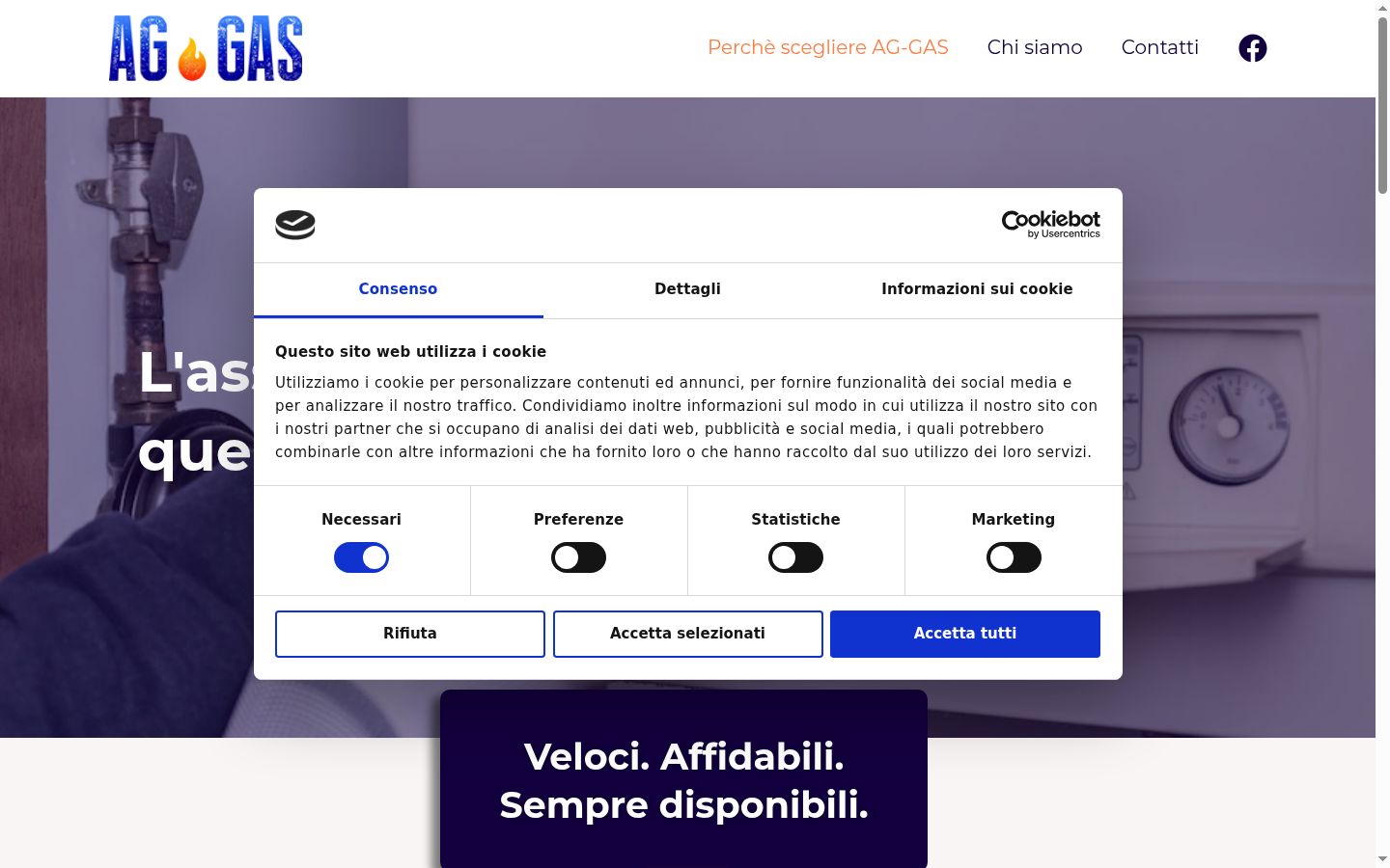 Ekrānuzņēmums ar piekrišanas baneri, kas tika rādīts pirms jebkādas mijiedarbības