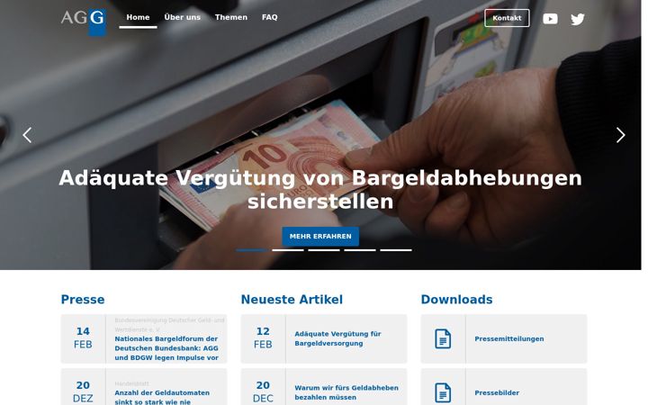 Ekrānuzņēmums no ag-geldautomaten.de