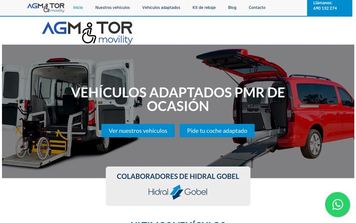 Capture d'écran de ag-motor.es