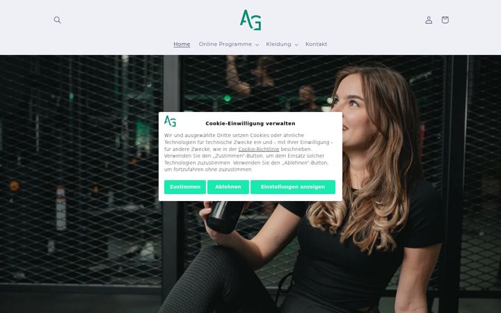 Screenshot of ag-online.shop