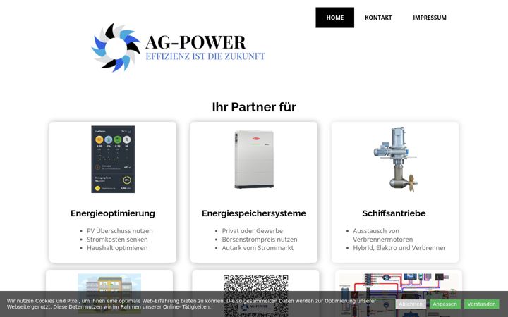 Screenshot of ag-power.at