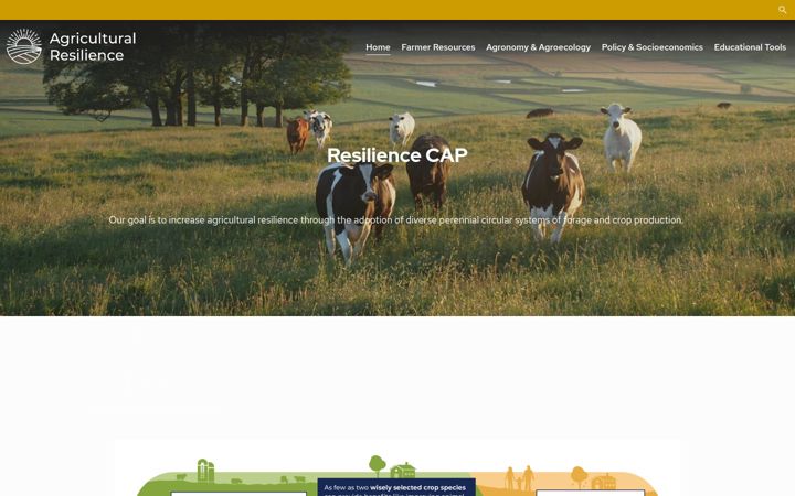 Screenshot of ag-resilience.org