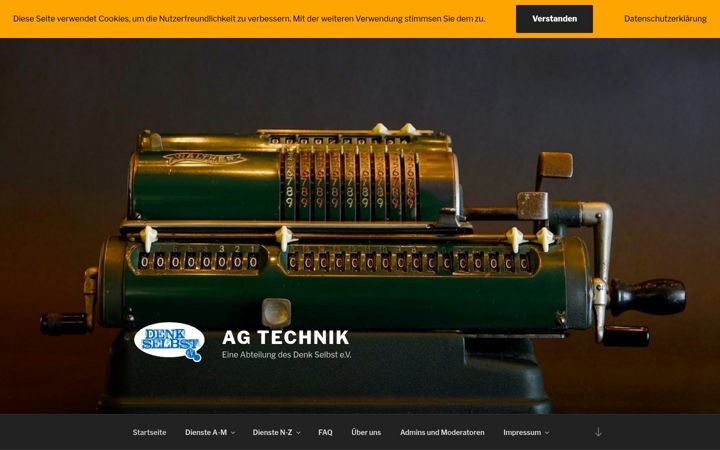 Screenshot of ag-technik.net