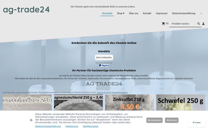 Capture d'écran de ag-trade24.de