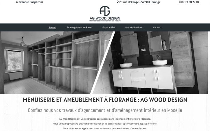 Screenshot of ag-wood-design.com