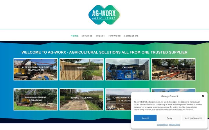 Screenshot of ag-worx.co.uk