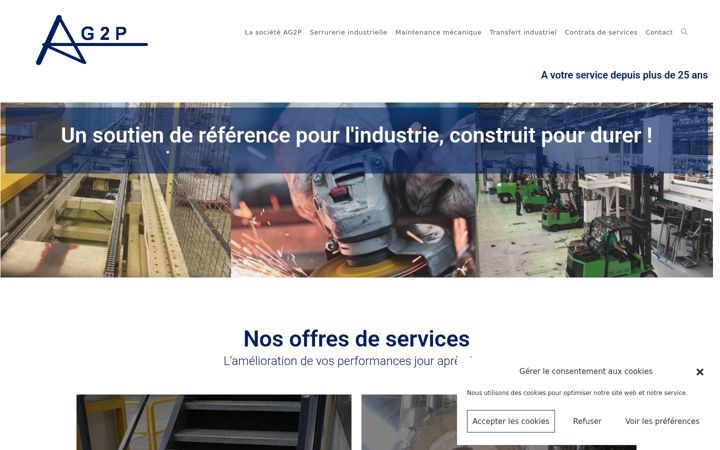 Screenshot of ag2p.fr