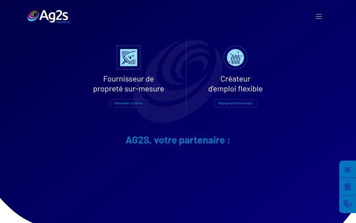 Screenshot van ag2s-proprete.com