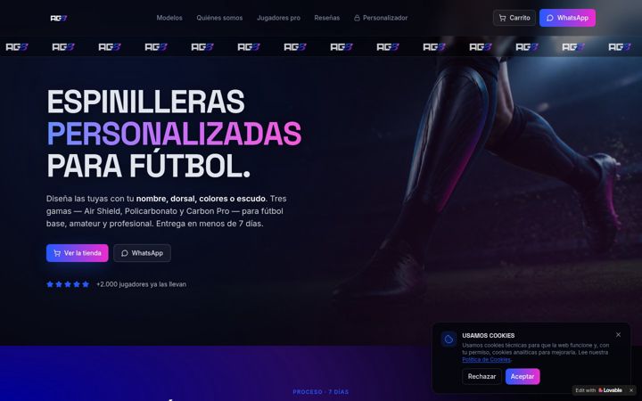 Screenshot of ag8protection.com