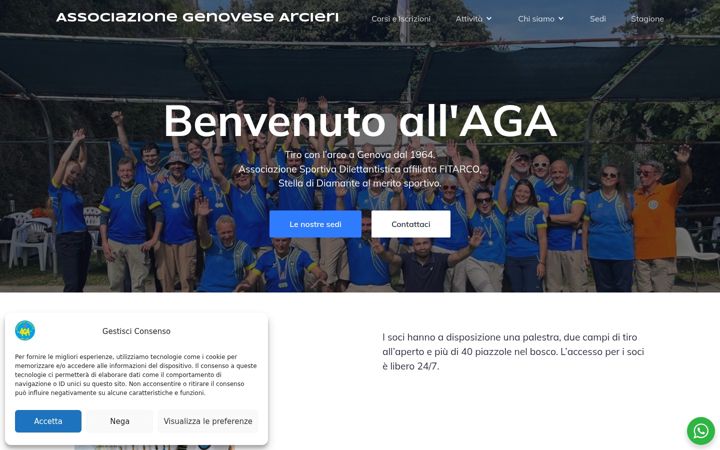 Screenshot of aga-genova.it