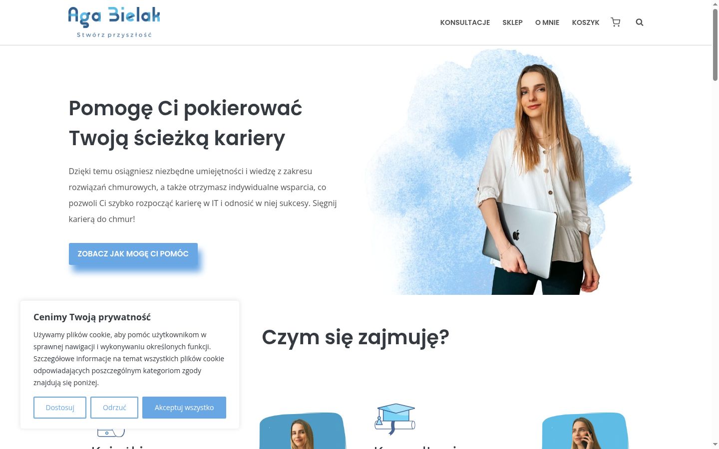 Ekrānuzņēmums ar piekrišanas baneri, kas tika rādīts pirms jebkādas mijiedarbības