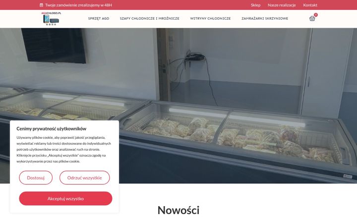 Skärmbild av agachlodzi.pl