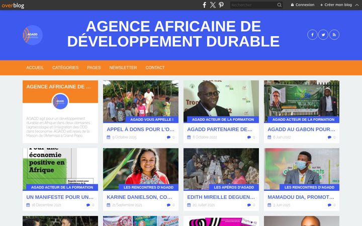 Screenshot of agadd.org