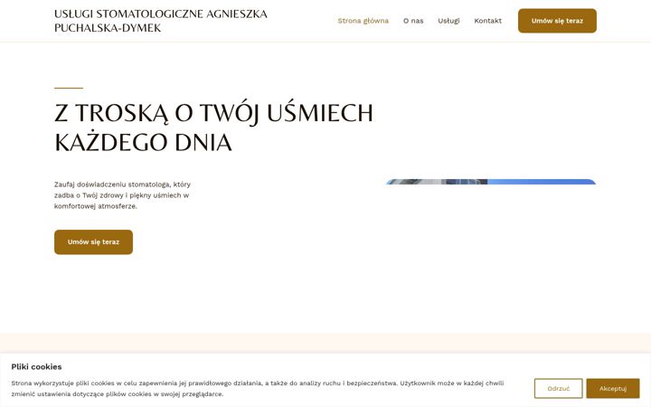 Skärmbild av agadent-bialystok.pl
