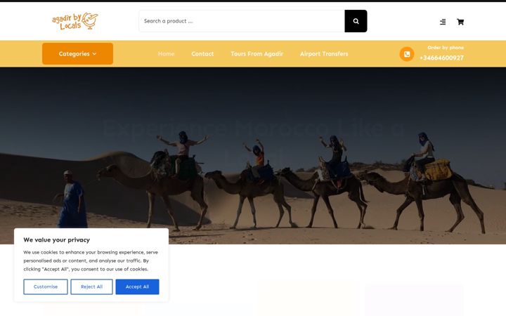 Zrzut ekranu agadirbylocals.com