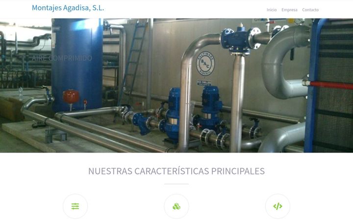 Screenshot of agadisa.es