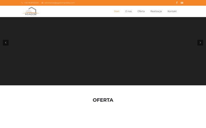 Screenshot of agadompolska.com