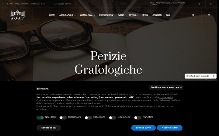 Screenshot of agaf.it