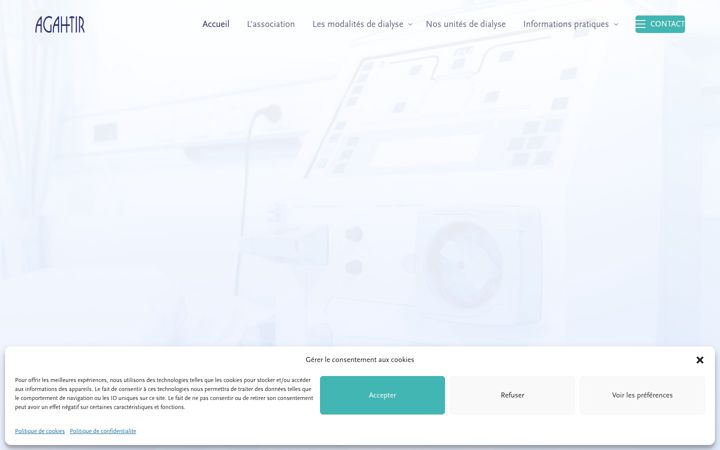 Screenshot of agahtir.fr