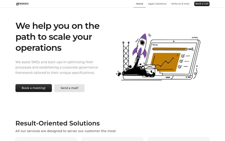 Screenshot of again.solutions