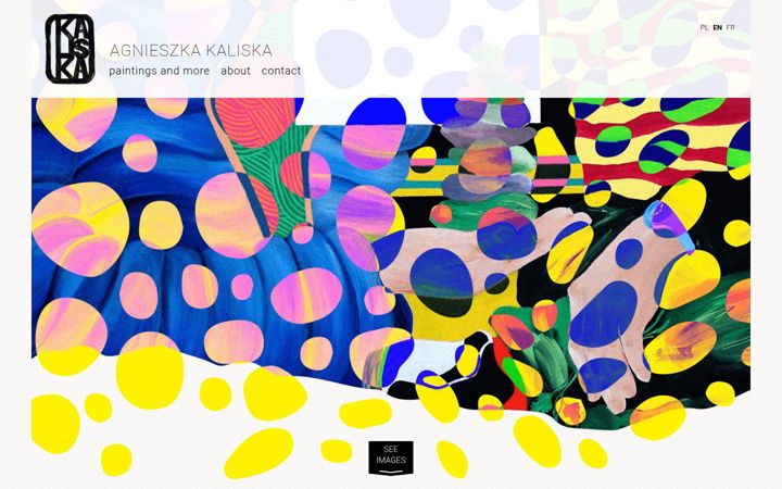 Screenshot of agakaliska.com