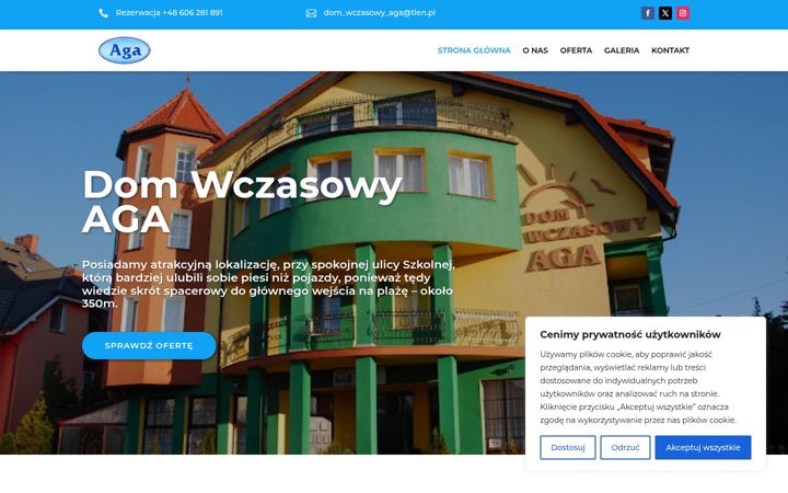 Screenshot of agaleba.pl