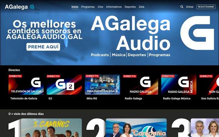 Screenshot of agalega.gal