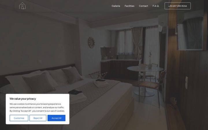 Screenshot of agali-lesvos.com