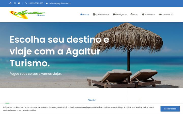 Snímek obrazovky agaltur.com.br