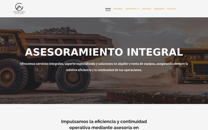 Screenshot of agam.com.pe