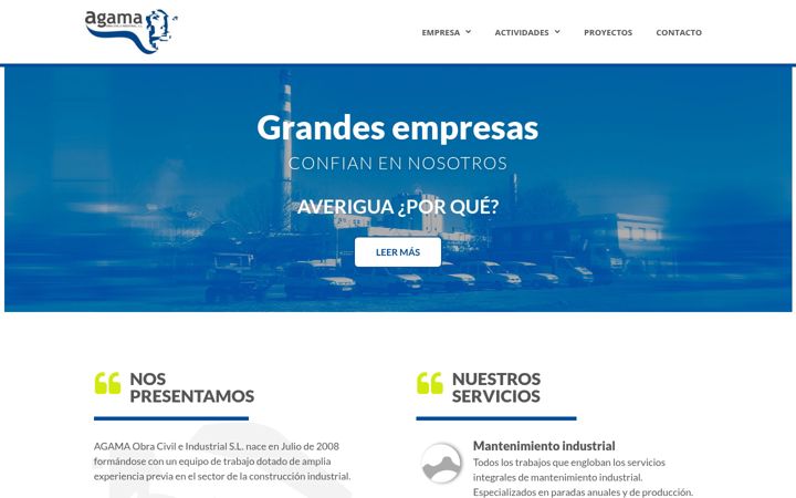 Screenshot του agamasl.com