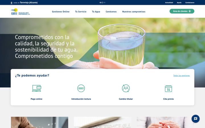 Screenshot of agamed.es