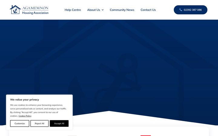Screenshot του agamemnon.org.uk