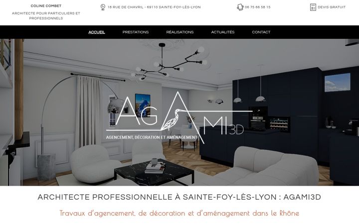 Screenshot of agami3d.fr