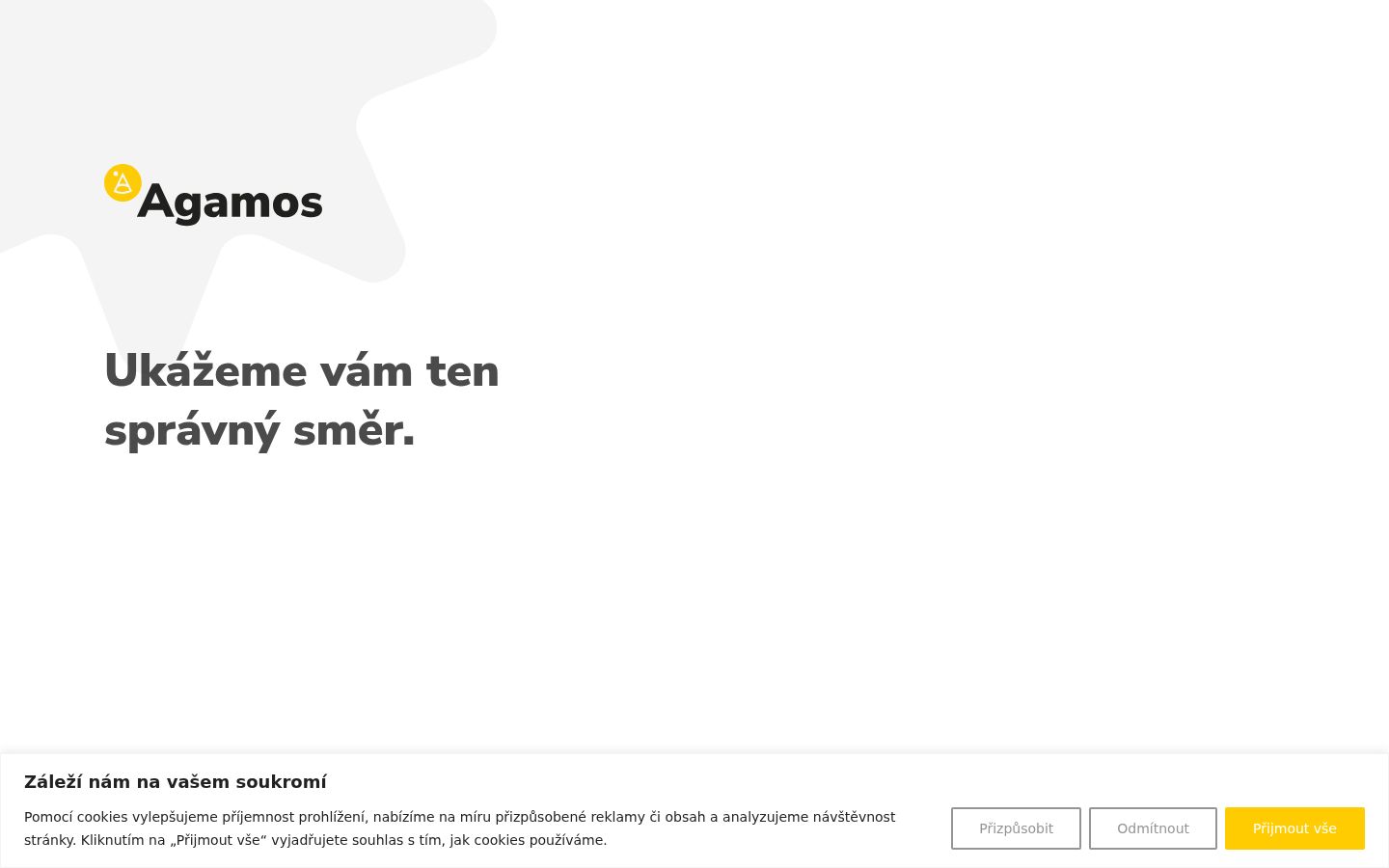 Captura de ecrã do banner de consentimento apresentado antes de qualquer interação