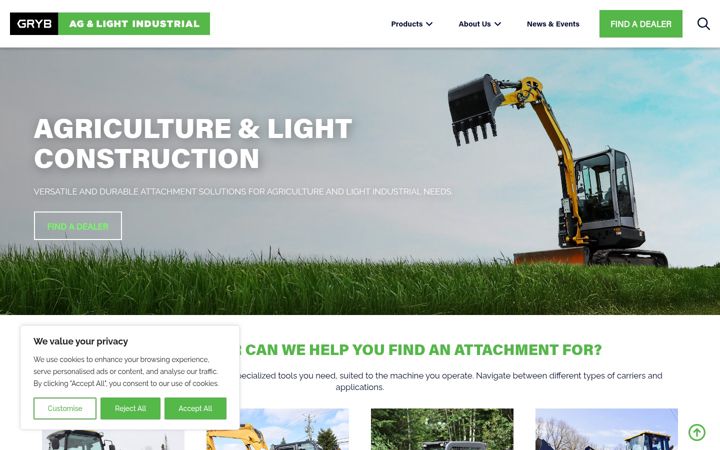 Screenshot of agandlight.com