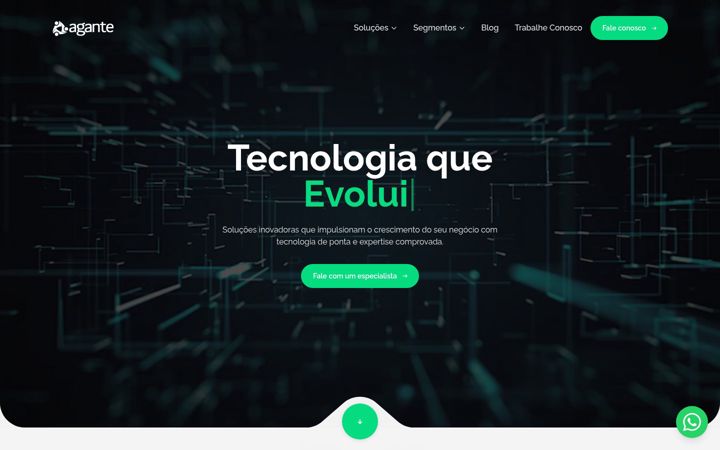 Screenshot of agante.com.br