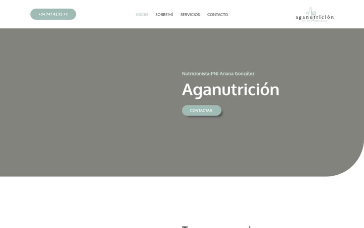 Ekrano kopija aganutricion.com